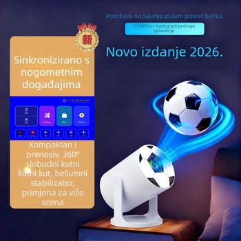 Kućni projektor HY300pro+S2, 36W, SVGA 800x600, 180 ANSI lumens, Veličina projekcije 200