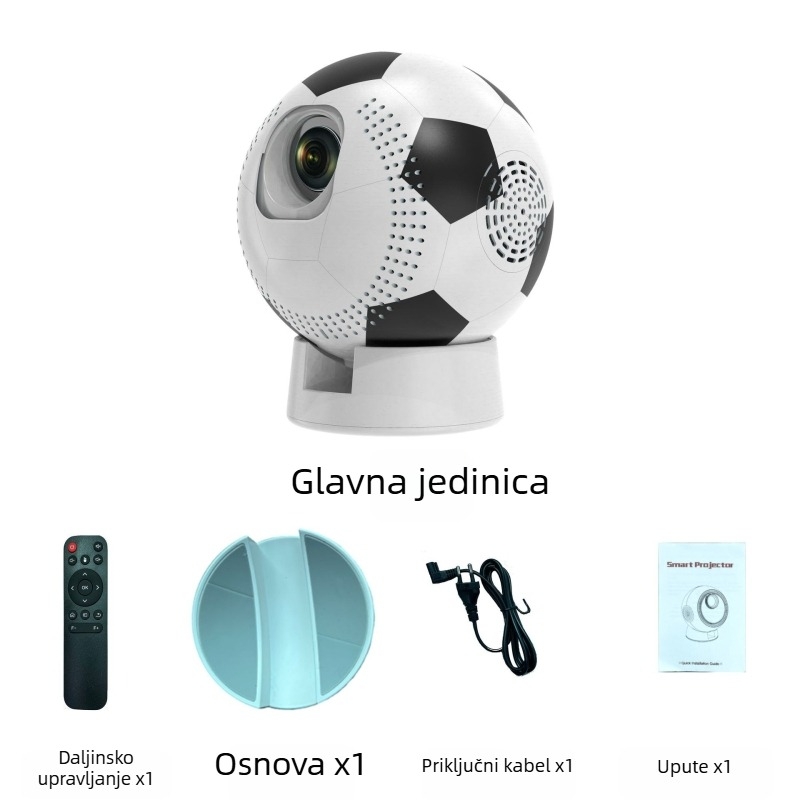 Q8 kućni projektor s Androidom i Wi-Fi, 720P rezolucija, 160 lm svjetlina