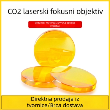CO2 fokusirajuća leća za lasersku mašinu za rezanje, 12/18/19/20, ZnSe leća i ogledalo velike snage