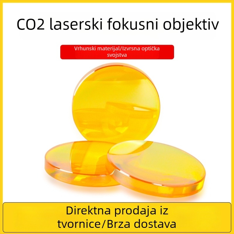 CO2 fokusirajuća leća za lasersku mašinu za rezanje, 12/18/19/20, ZnSe leća i ogledalo velike snage