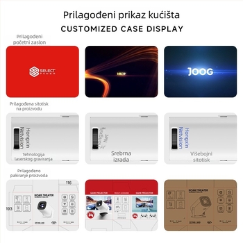 Kućni projektor P30pro s Androidom 14, dvostruki Wi‑Fi, 720p, svjetlina 150, čip Allwinner H723