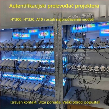 HY300 Kućni projektor 720P (1280x720), 200 ANSI Jasnoća, 60W Snaga, Razina energetske učinkovitosti 1