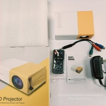 YG300 Mini projektor: 30W, rezolucija 320x240, svjetlina 120, 3C certifikat 2022230903001520