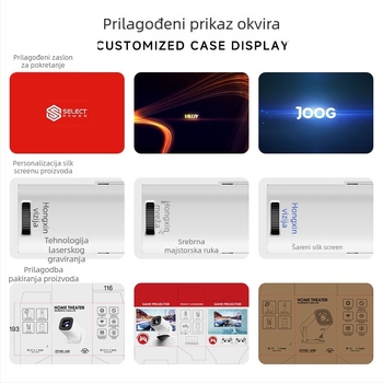 P30PLUS Kućni projektor – 1280x720p, 150 ANSI lumena, prednja projekcija, Omjer projekcije 2.1, 100-240V