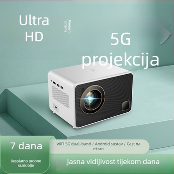 Kućni projektor — 1080P rezolucija, 900 ANSI svjetlina, 80W snaga, glasovno upravljanje
