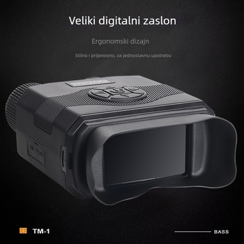 NV700 noćno-vidni binokular s USB punjenjem, veliki HD zaslon, zum, infracrveno digitalno noćno vid, fotografiranje i snimanje dan/noć
