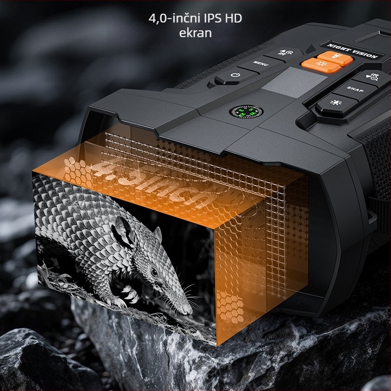 Infracrveni noćni uređaj za vanjsku upotrebu, 10x povećanje, 32 mm objektiv, domet gledanja do 800 m