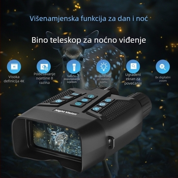 Infracrveni binokular za noćni vid, 5x optičko povećanje, 8x digitalni zum, 42 mm objektiv, približno 600 m domet, 852 g težine