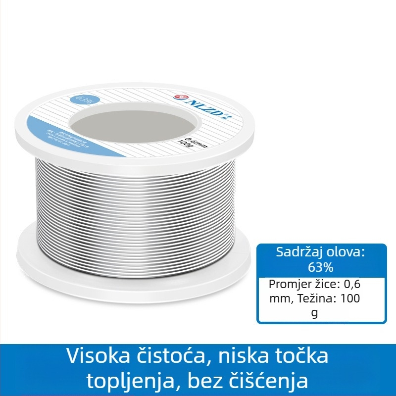 Niu Li žica za lemljenje s rosinovim jezgrom, s olovom, visoka čistoća, niska točka topljenja