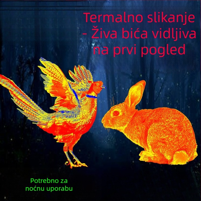 Infracrveni uređaj za noćno viđenje za promatranje ptica s visokom rezolucijom snimke