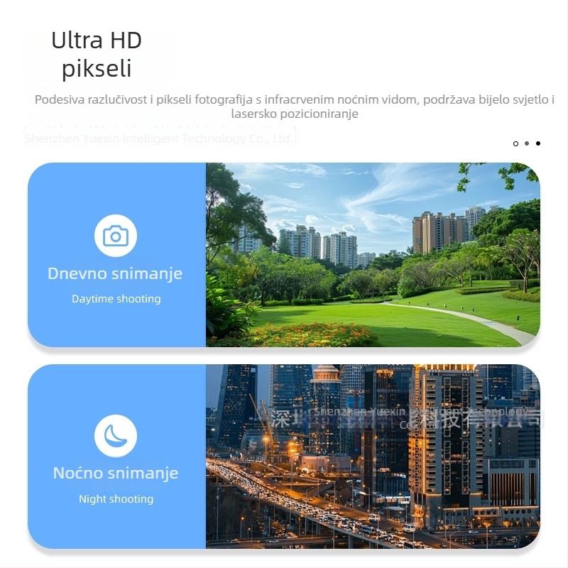 Yuexin inteligentna policijska telesna kamera s HD infracrvenim noćnim vidom