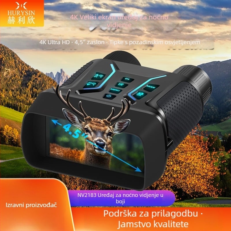 Noćni teleskop s infracrvenim digitalnim kamerom 4K HD