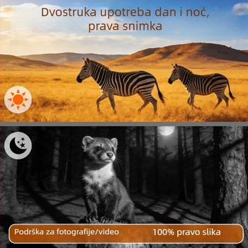 Infračrvene noćno viđenje binokulara, prijenosno, 6-10x povećanje, 25 mm objektiv, 800 m domet, ugrađena baterija