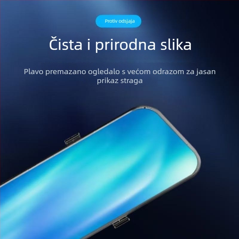 Auto dash cam s prednjim i stražnjim dvostrukim snimanjem, 1080p, noćni način, 140° kut gledanja, 15 dana pohrane