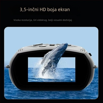 5x digitalni noćni uređaj s mjerenjem udaljenosti, vanjsko fotografiranje i video, HD infracrveno noćno viđenje