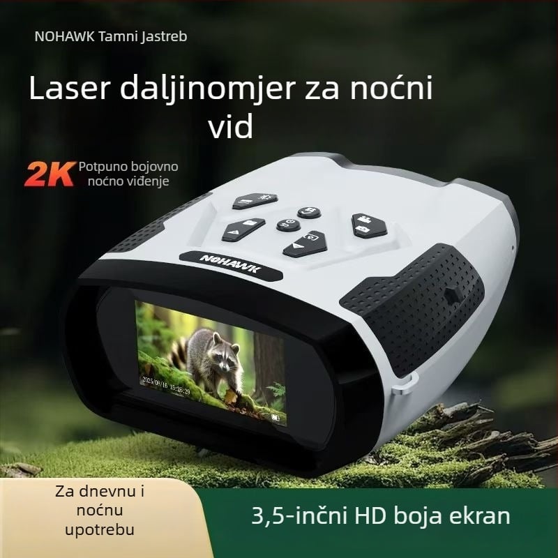 5x digitalni noćni uređaj s mjerenjem udaljenosti, vanjsko fotografiranje i video, HD infracrveno noćno viđenje