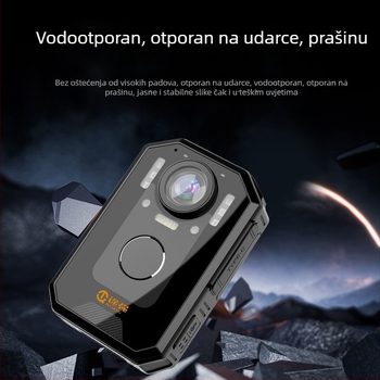Kamera za tijelo policije — HD noćno viđenje, 1080p, 10x optički zum, CCD senzor, 8 sati baterije