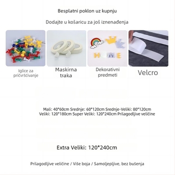 Prilagođena filc ploča za zid – Xiao jia, poliestersko vlakno, moderni stil, graviranje