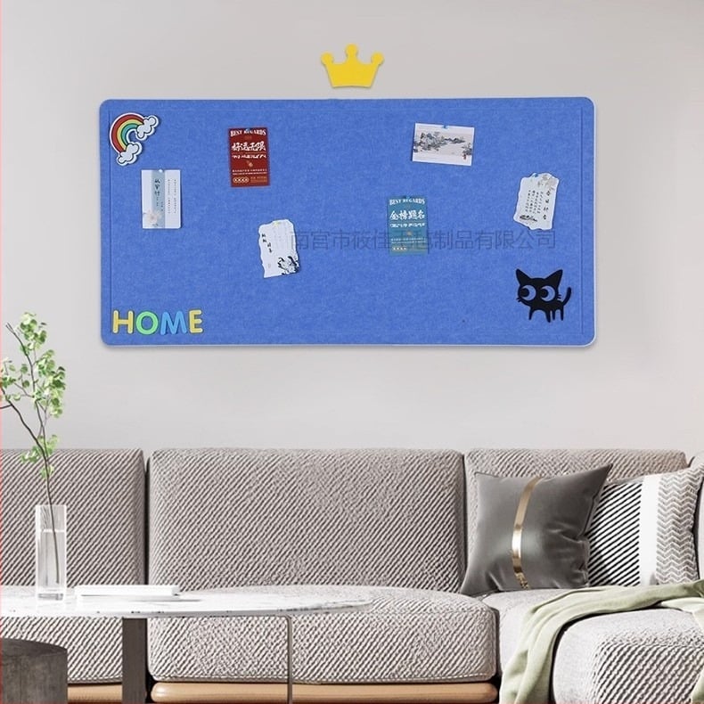 Prilagođena filc ploča za zid – Xiao jia, poliestersko vlakno, moderni stil, graviranje