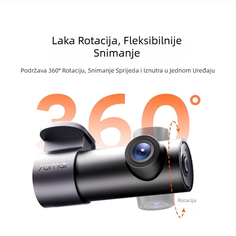 Automobilska kamera M310Pro3K s nadzorom parkiranja, 1620P, F1.55, podrška SD kartice, USB napajanje, bez zaslona
