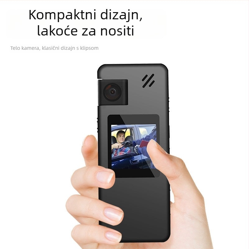 Vanjska prijenosna policijska kamera s 1080p snimanjem i 1,5-inčni LCD zaslon