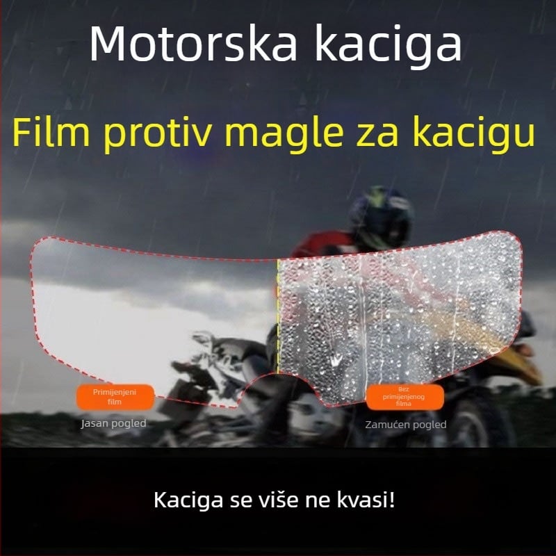 Kaciga za električni motocikl — film protiv magljenja i kiše (nano film) • Town Head • Univerzalno