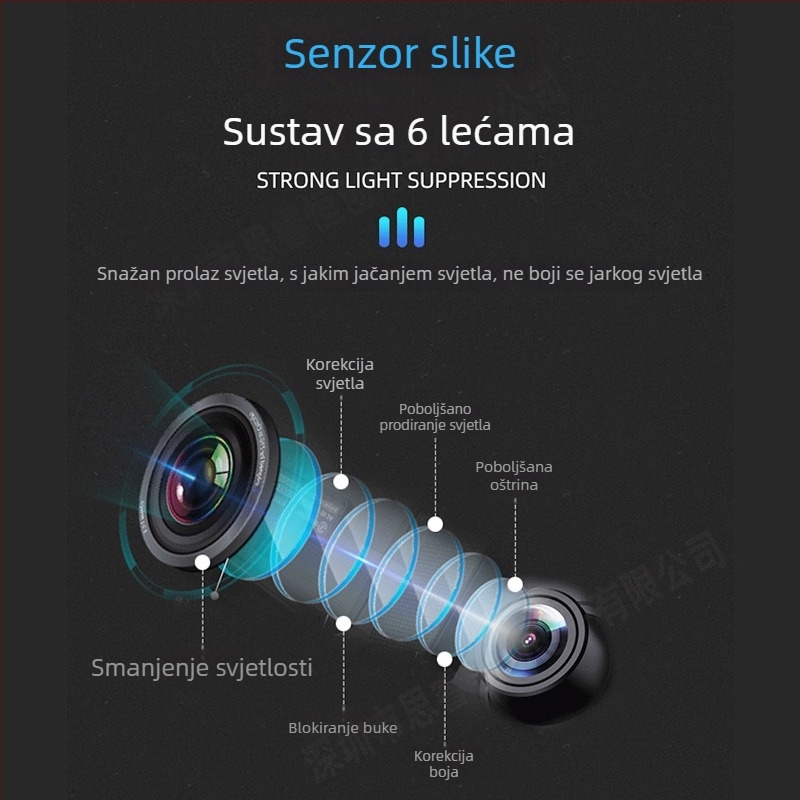 Toyota Platinum 3X dash cam – 4K Ultra HD, 150° široki kut, noćni vid, Wi‑Fi, ciklično snimanje