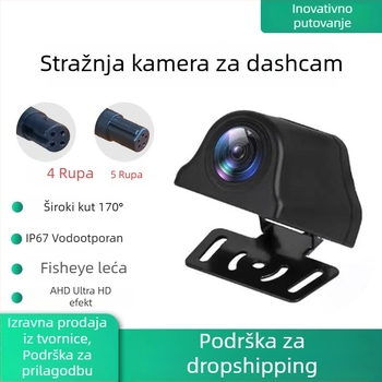 Beacon Road Stražnja kamera - 170° kut gledanja, 1080p, F1.6, Noćni prikaz, za ugradnju na stražnje staklo ili kućište svjetla registarske pločice
