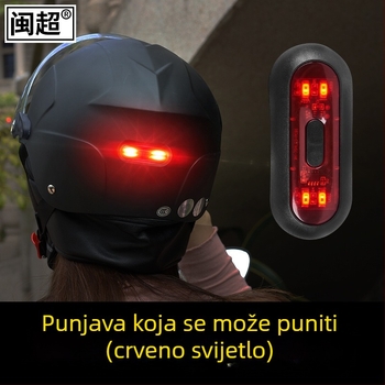 Motorska kaciga s upozoravajućim svjetlom i pametnim bočnim svjetlom (punjiva) – ABS; Tip proizvoda 21155187901; Stil Knight Protectors