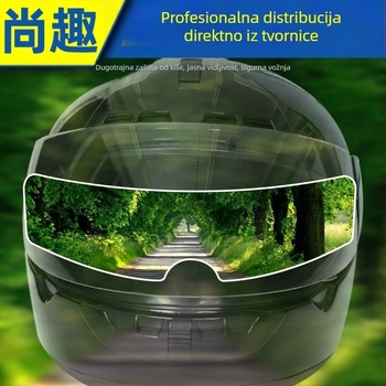 Nano-film za vizir motociklističke kacige: kiša i magla otporan, anti‑fog, vodootporan; univerzalna kompatibilnost; mogućnost privatne marke