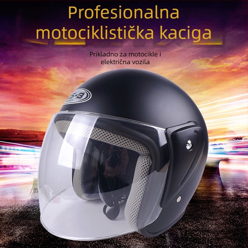 Kaciga za električna vozila – polu kaciga, ABS, sve sezone, za gradski prijevoz