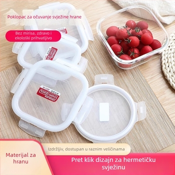 Kutija za hranu s hermetičnim poklopcem Yilan, plastika, očuvanje svježine, moderan jednostavan stil