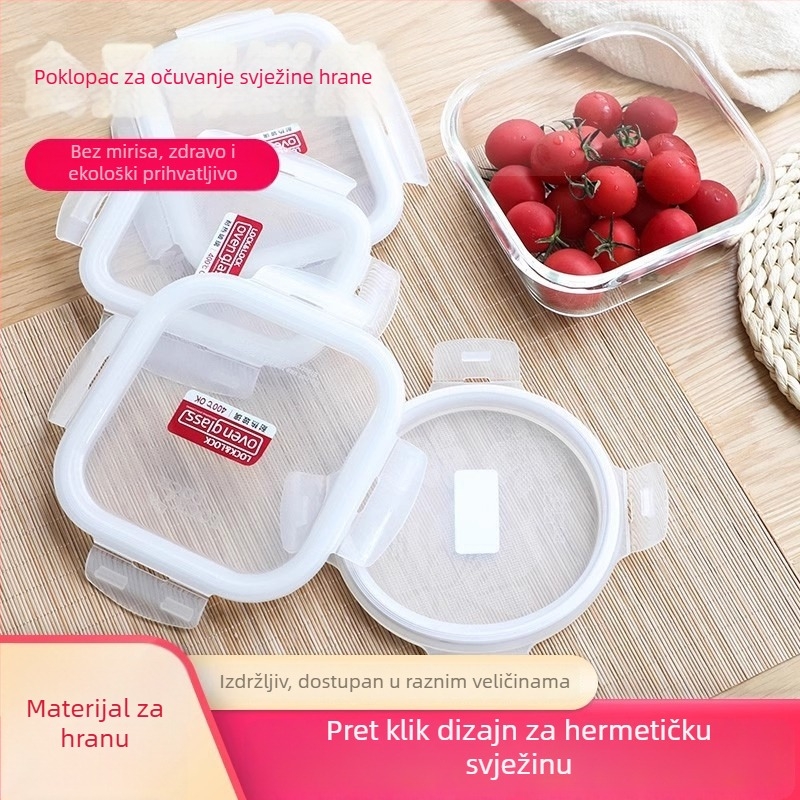 Kutija za hranu s hermetičnim poklopcem Yilan, plastika, očuvanje svježine, moderan jednostavan stil