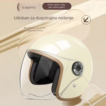 ABS 3/4 kaciga za električna vozila, univerzalna, za sve sezone, za svakodnevne vožnje