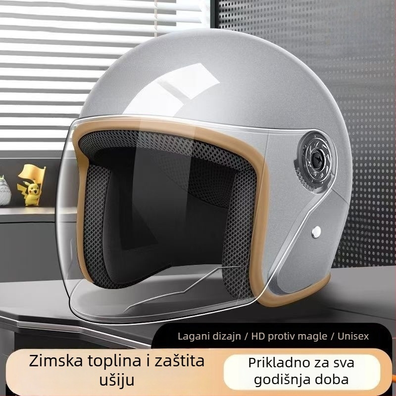 ABS 3/4 kaciga za električna vozila, univerzalna, za sve sezone, za svakodnevne vožnje
