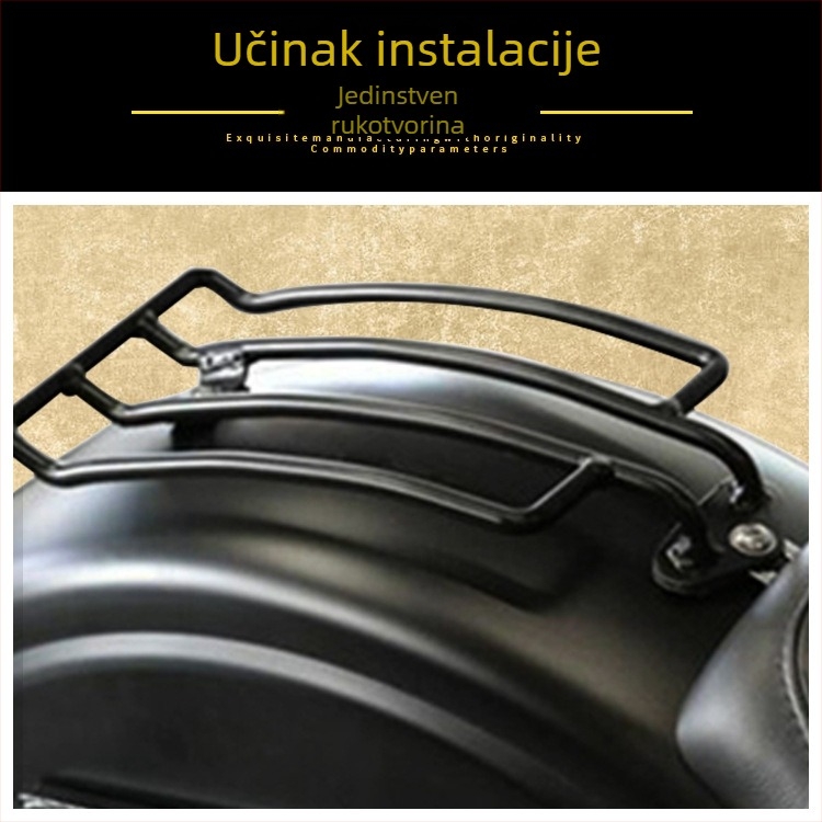 Zadnja rama za motocikl Harley XL883/1200 – retro soft-tail dizajn, metalna nosilja za prtljagu