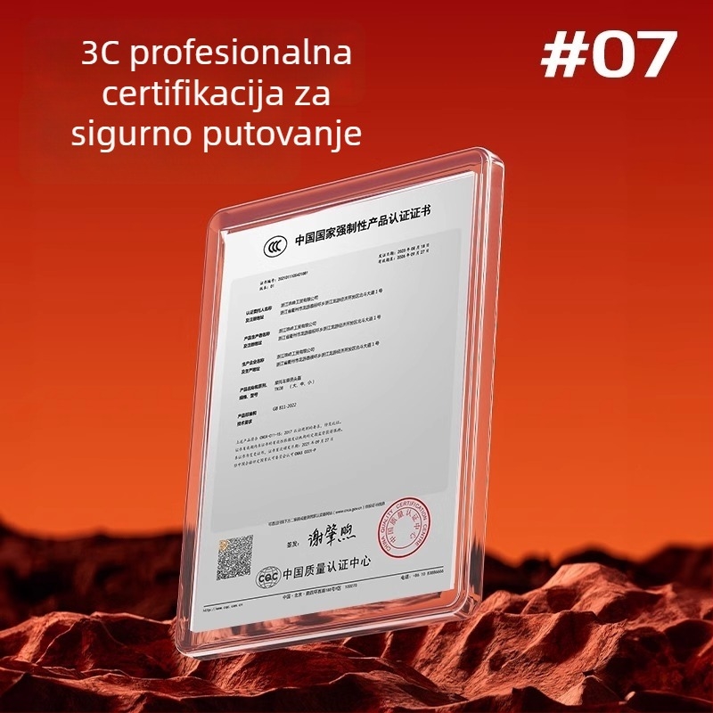 3/4 kaciga za motocikl, ABS, 3C certificirana, zimska, za električna vozila