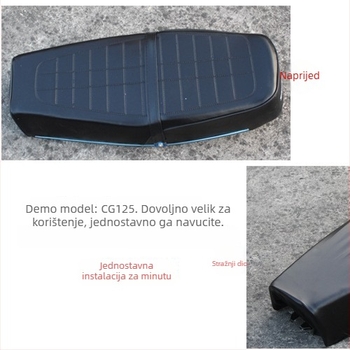 MXHK 123 vodootporna kožna navlaka za sjedalicu, univerzalna prilagodba za električna vozila, motocikle i skutere