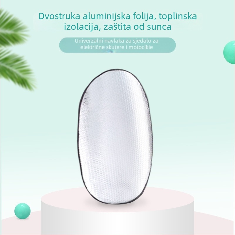 LITU FSD-01 Universalna podloga za zaštitu od sunca i izolaciju za električna vozila i motocikle, vodootporna dvostruka aluminijska folija