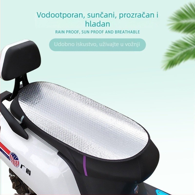 LITU FSD-01 Universalna podloga za zaštitu od sunca i izolaciju za električna vozila i motocikle, vodootporna dvostruka aluminijska folija