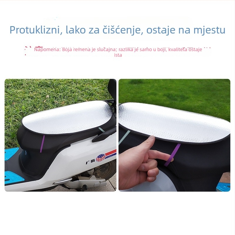 LITU FSD-01 Universalna podloga za zaštitu od sunca i izolaciju za električna vozila i motocikle, vodootporna dvostruka aluminijska folija