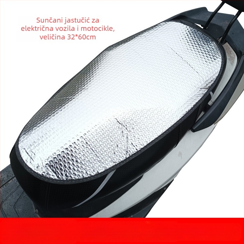 LITU FSD-01 Universalna podloga za zaštitu od sunca i izolaciju za električna vozila i motocikle, vodootporna dvostruka aluminijska folija