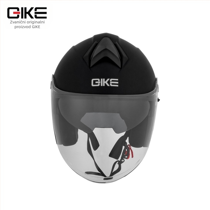 Kaciga za motocikl QIKE s 3C certifikatom, stil 3/4, ABS, univerzalni dizajn, sve sezone, za svakodnevnu vožnju