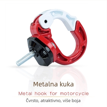 Prednji kuka od aluminijske legure za električni motocikl – model OXGG, kompatibilan s električnim motociklima, za vješanje predmeta