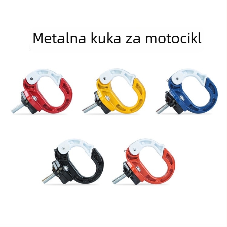 Prednji kuka od aluminijske legure za električni motocikl – model OXGG, kompatibilan s električnim motociklima, za vješanje predmeta