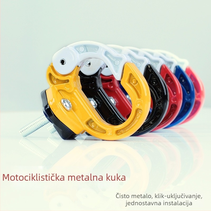 Prednji kuka od aluminijske legure za električni motocikl – model OXGG, kompatibilan s električnim motociklima, za vješanje predmeta