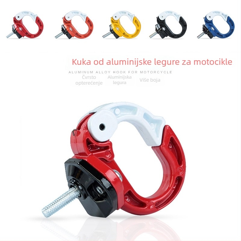 Prednji kuka od aluminijske legure za električni motocikl – model OXGG, kompatibilan s električnim motociklima, za vješanje predmeta