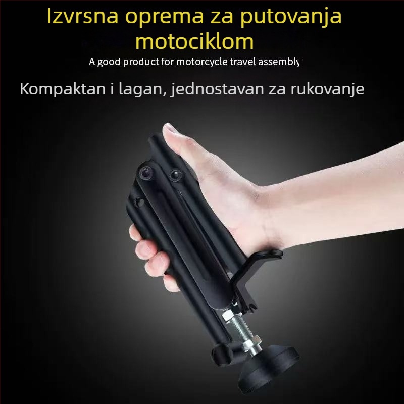 Stalak za motocikl — stražnji kotač fiksni okvir podrške, univerzalna kompatibilnost s većinom motocikala, model: kontaktirajte korisničku službu