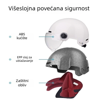 3C certificirana ABS polu kaciga za električni motocikl, unisex