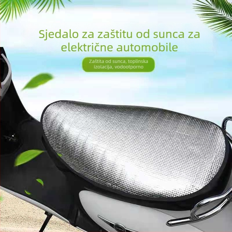Izolacijska podloga za sjedalo električnog vozila – zaštita od sunca, vodootporna i toplinska izolacija; GRD001, branda Tianshuo, za električne motocikle (univerzalno)